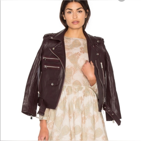 !!ON HOLD!! Anine Bing Moto Biker Leather Jacket, Size S/P - Picture 4 of 14